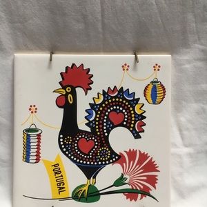 Made in Portugal ceramic tile wall hanging